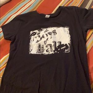 Black football tshirt